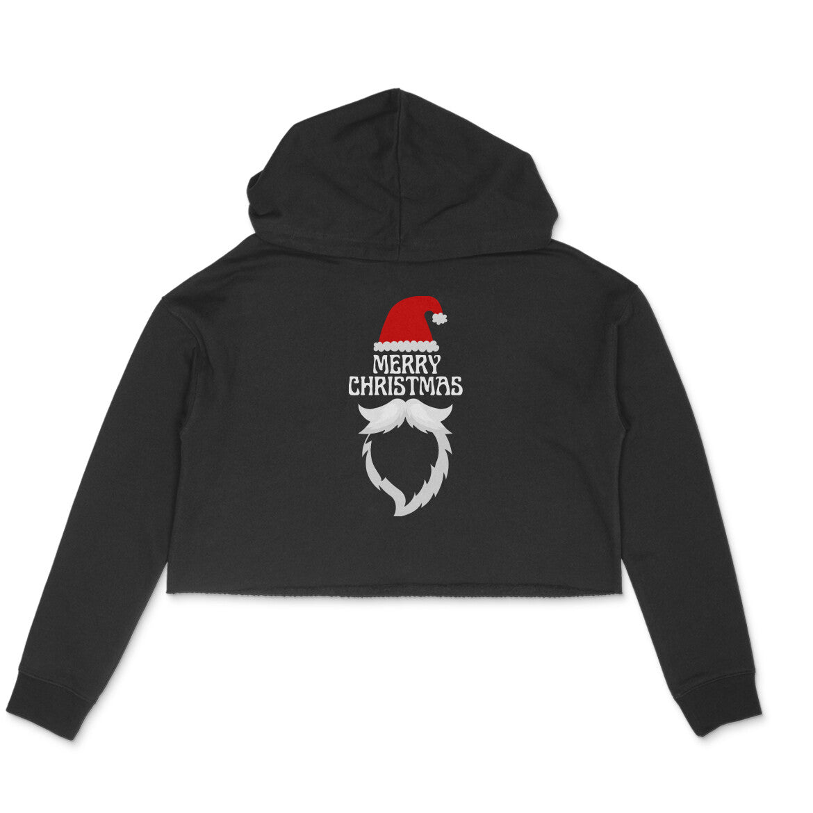 merry crop hoodie